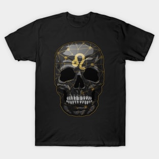 skull, zodiac signs, Leo T-Shirt